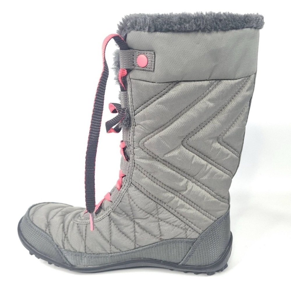 YOUTH MINX MID II OMNI HEAT COLUMBIA BOOTS SZ 2 WATERPROOF